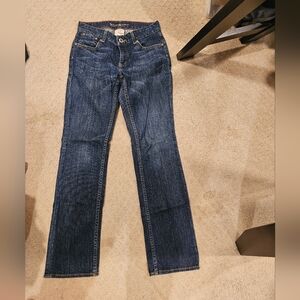 Vintage Low Rise Banana Republic Dark Wash Denim Jeans Size 2p